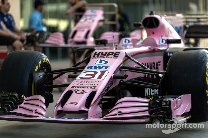 Burun ve ön kanat, Esteban Ocon, Sahara Force India VJM10