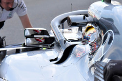Lewis Hamilton, Mercedes AMG F1 W09 spiegel