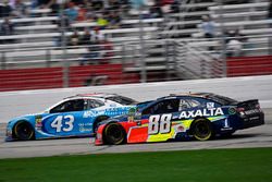 Darrell Wallace Jr., Richard Petty Motorsports, NASCAR Racing Experience Chevrolet Camaro and Alex Bowman, Hendrick Motorsports, Axalta Chevrolet Camaro