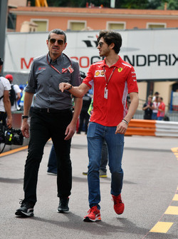 Guenther Steiner, Haas F1 Takım Patronu ve Antonio Giovinazzi, Ferrari Test Pilotu