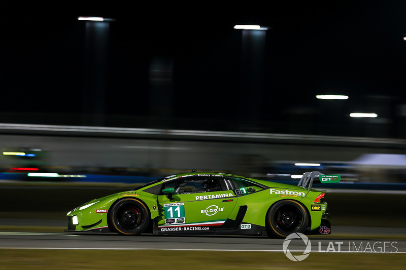 #11 GRT Grasser Racing Team Lamborghini Huracan GT3, GTD: Rolf Ineichen, Mirko Bortolotti, Franck Perera, Rik Breukers