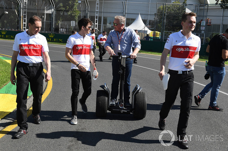 Шарль Леклер, Alfa Romeo Sauber F1 Team, Джонни Херберт, ведущий Sky TV