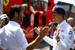 Mark Webber with Brendon Hartley, Toro Rosso