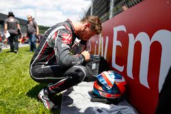 Romain Grosjean, Haas F1 Team, sur la grille