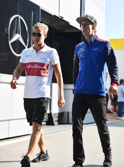 Marcus Ericsson, Sauber and Brendon Hartley, Scuderia Toro Rosso