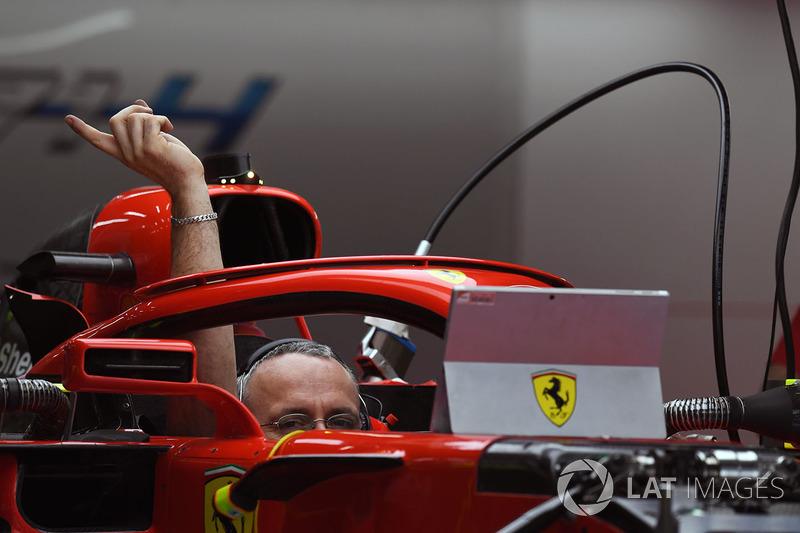 Система Halo на Ferrari SF71H