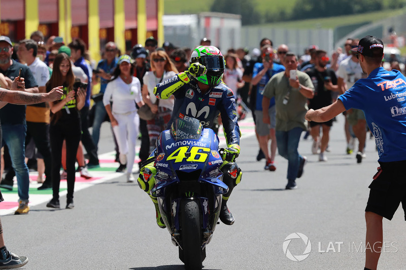 Thrid place Valentino Rossi, Yamaha Factory Racing