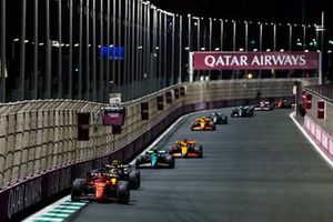 Charles Leclerc, Ferrari SF-24, Sergio Pérez, Red Bull Racing RB20, Fernando Alonso, Aston Martin AMR24, Oscar Piastri, McLaren MCL38
