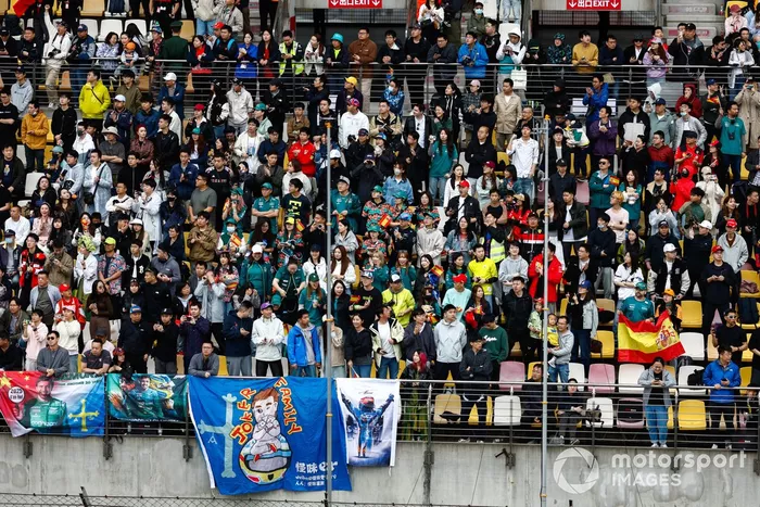 Les fans dans les tribunes