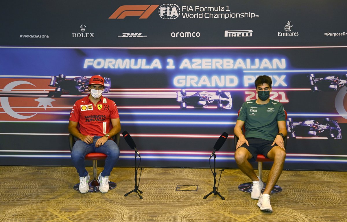 Carlos Sainz Jr., Ferrari y Lance Stroll, Aston Martin