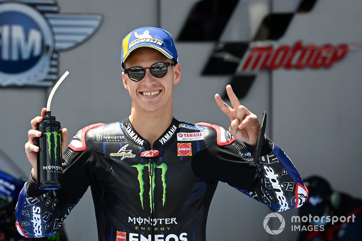 Ganador de la pole position Fabio Quartararo, Yamaha Factory Racing