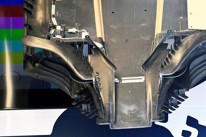 Detalle del piso de AlphaTauri AT02