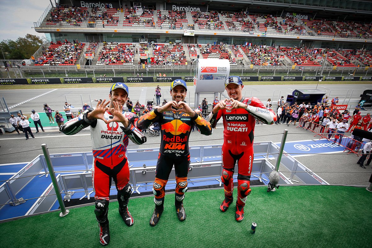 Johann Zarco, Pramac Racing, Miguel Oliveira, Red Bull KTM Factory Racing, Jack Miller, Ducati Team