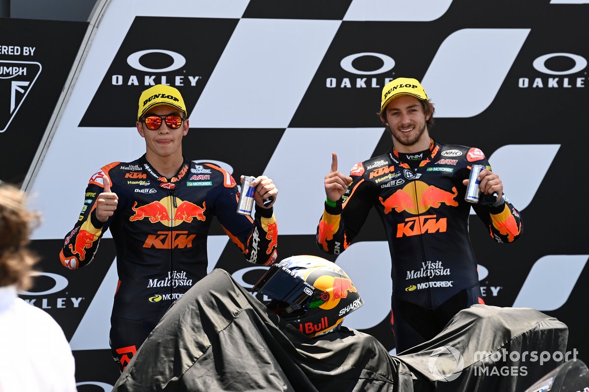 Raul Fernandez, Red Bull KTM Ajo, Remy Gardner, Red Bull KTM Ajo