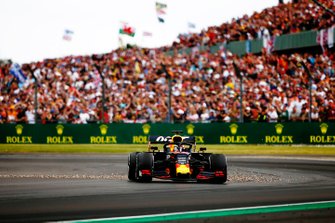 Max Verstappen, Red Bull Racing RB15, spins after a crash with Sebastian Vettel, Ferrari SF90