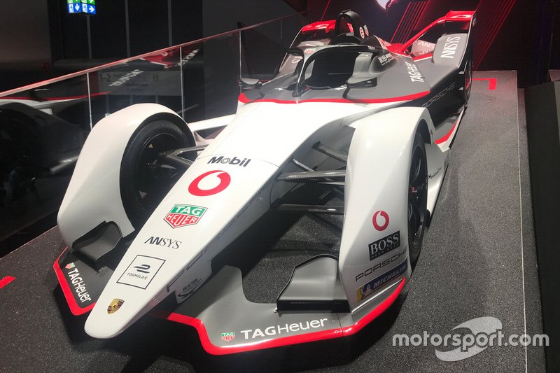 Monoposto della Porsche al Salone di Francoforte