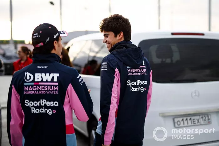 Sergio Pérez, Racing Point y Lance Stroll, Racing Point