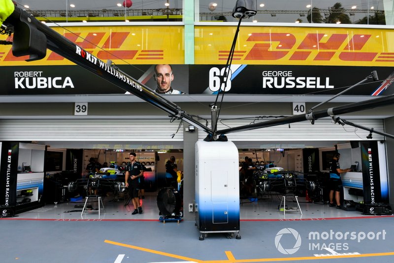 Garage of Williams Racing