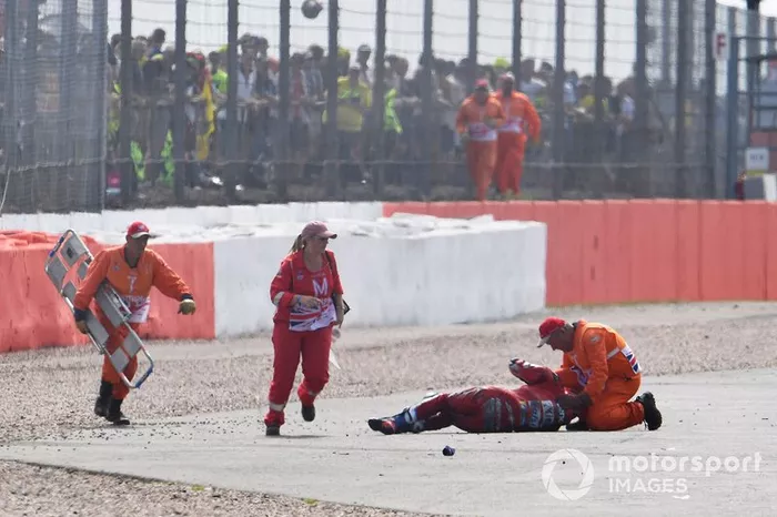Andrea Dovizioso, Ducati Team - 4 caídas