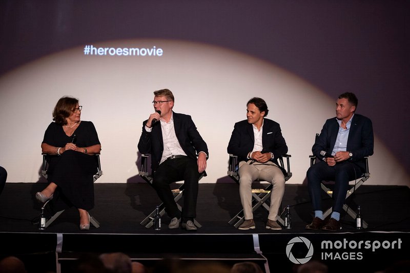 James Allen, Motorsport Network President, Michèle Mouton, Mika Hakkinen, Felipe Massa, Tom Kristensen