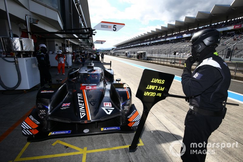 #5 Team LNT Ginetta G60-LT-P1: Luca Ghiotto, Ben Hanley, Egor Orudzhev