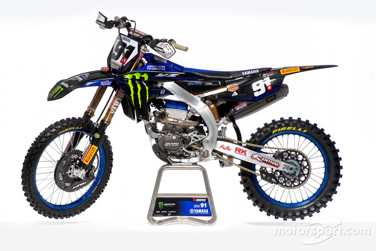 La moto de Jeremy Seewer, Monster Energy Yamaha Factory Racing