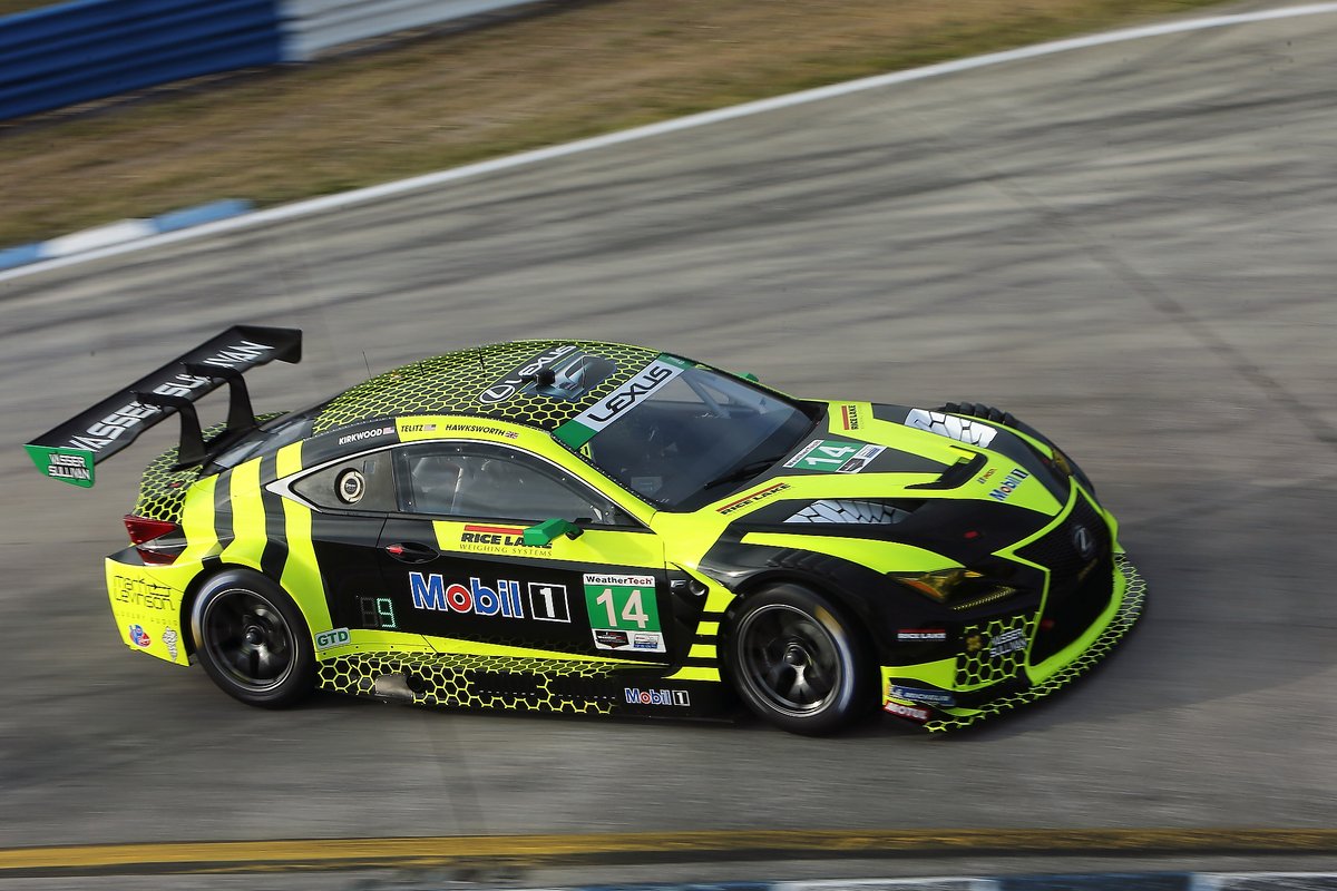 #14: VasserSullivan Lexus RC F GT3, GTD: Jack Hawksworth , Aaron Telitz, Kyle Kirkwood