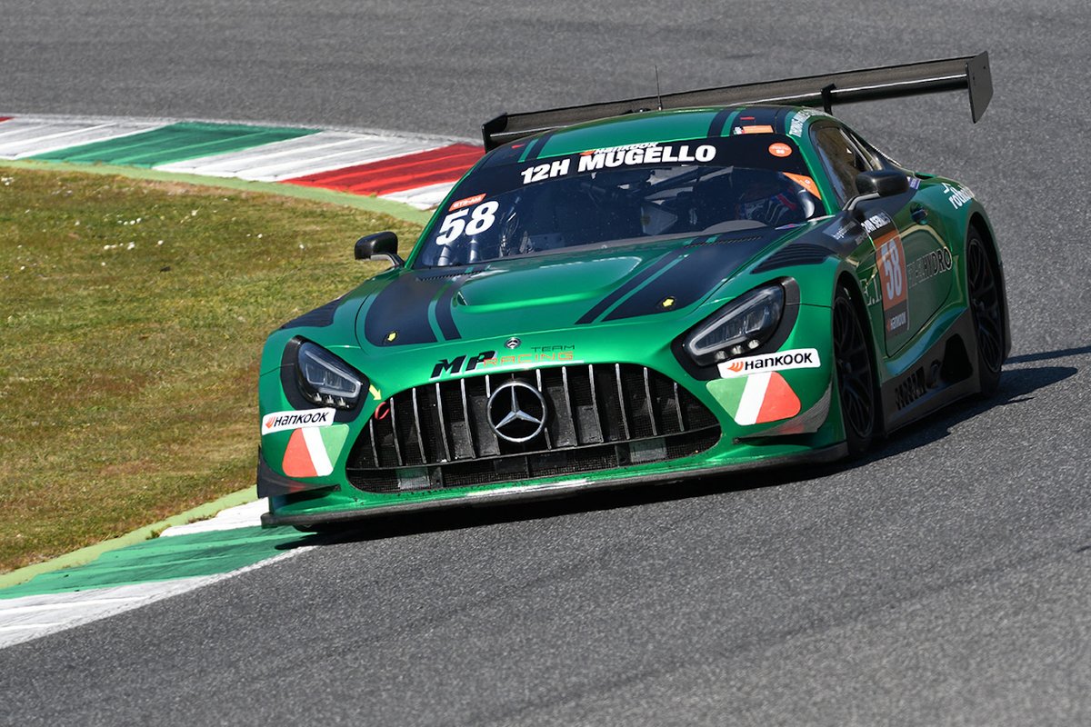 #58 MP Racing: Thomas Gostner, David Gostner, Corinna Gostner, Manuela Gostner, Giorgio Sernagiotto, Mercedes-AMG GT3