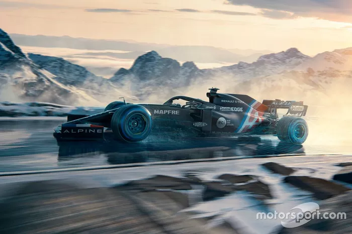 Decoración provisional de Alpine F1