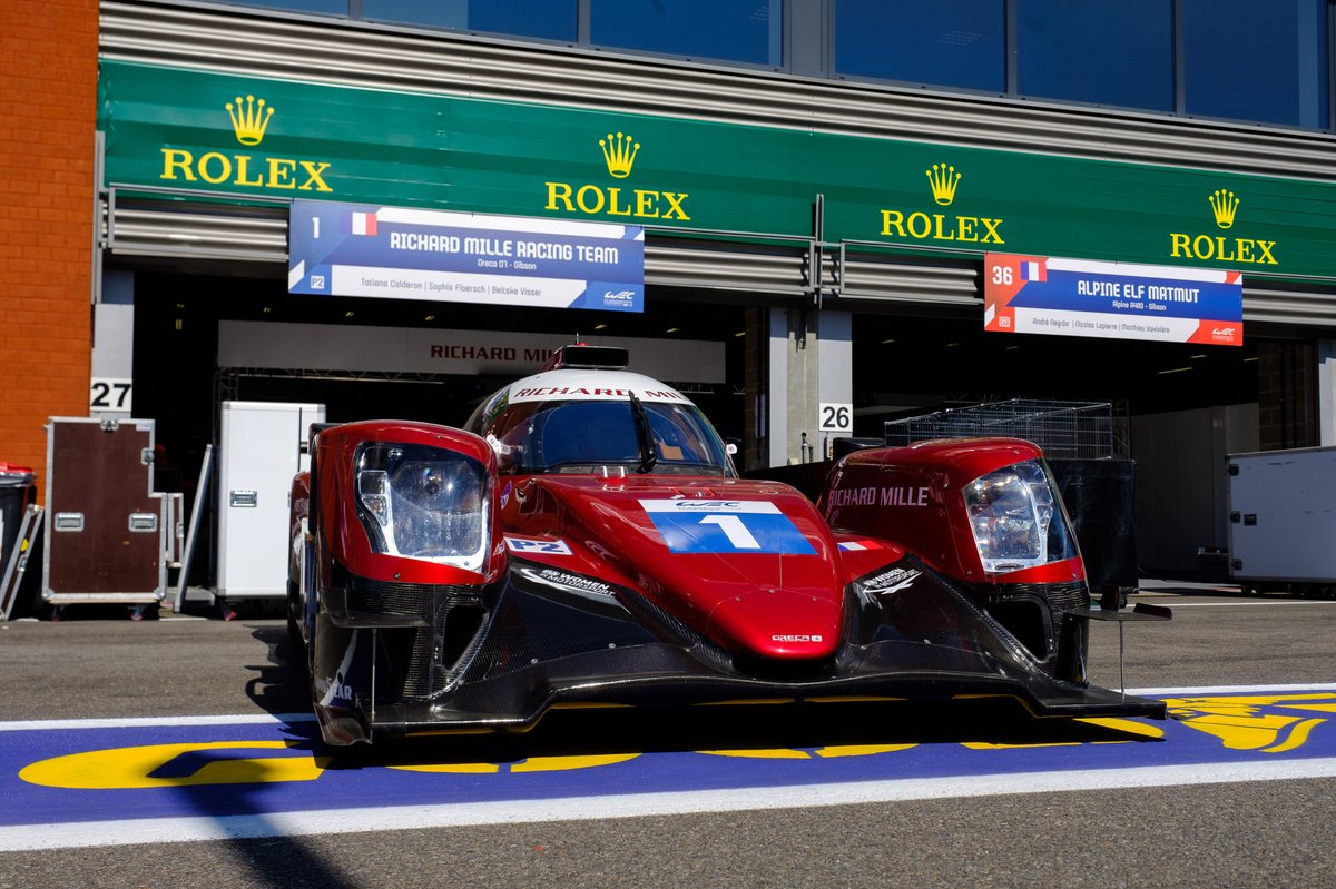 #1 Richard Mille Racing Team Oreca 07 - Gibson: Tatiana Calderon, Sophia Flörsch, Beitske Visser