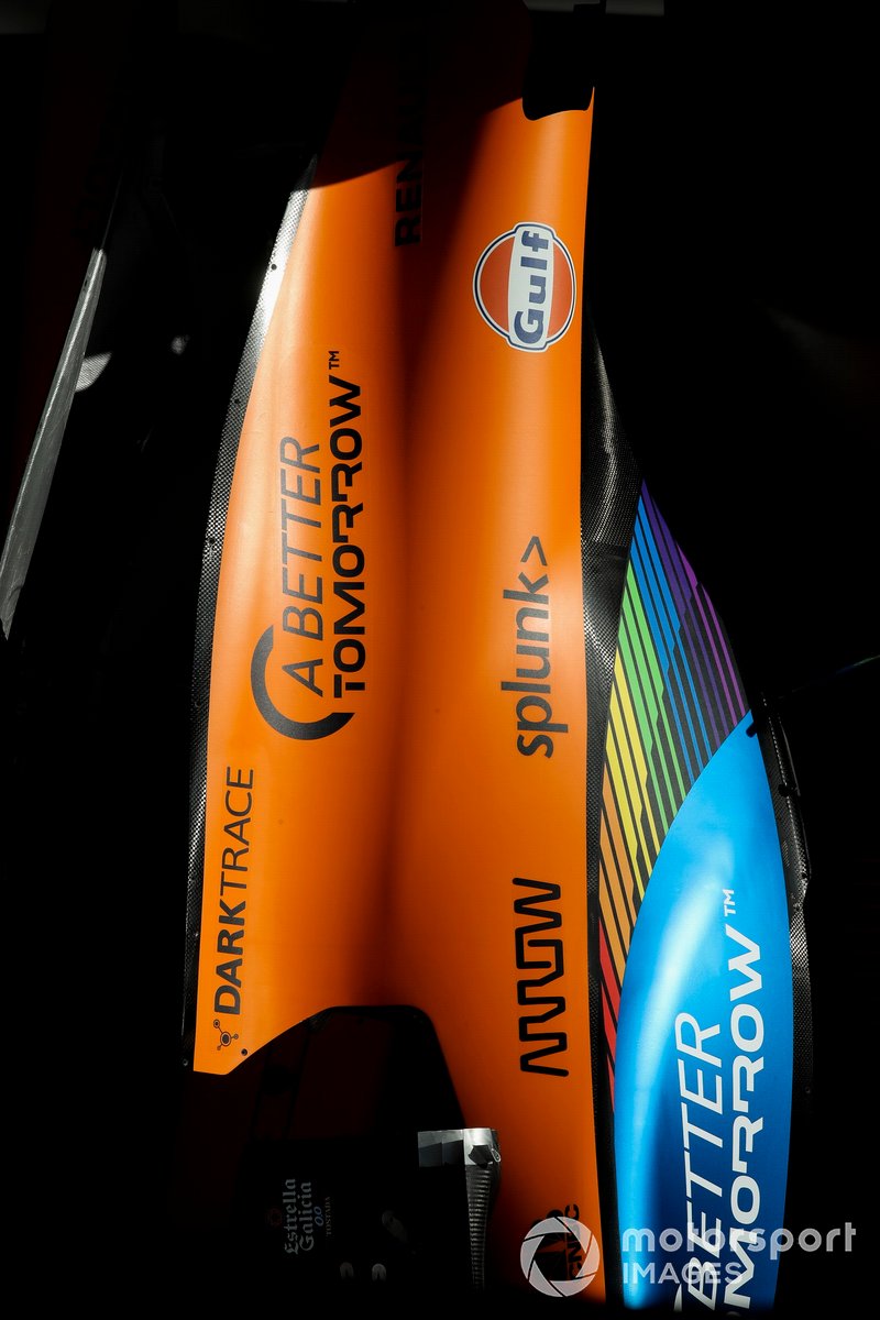 McLaren MCL35 engine cover