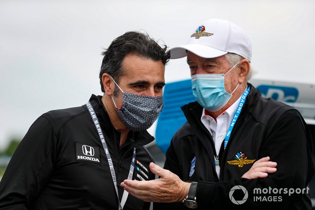 Dario Franchitti and Roger Penske