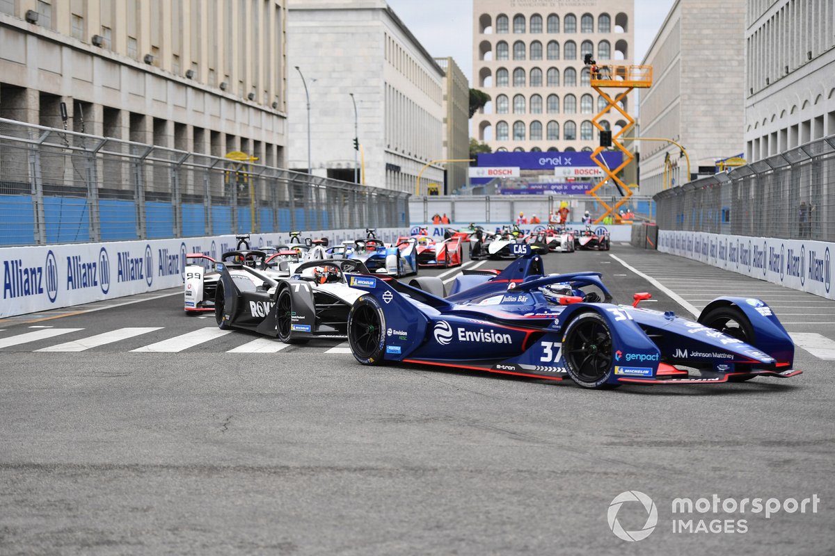 Nick Cassidy, Envision Virgin Racing, Audi e-tron FE07, en la salida