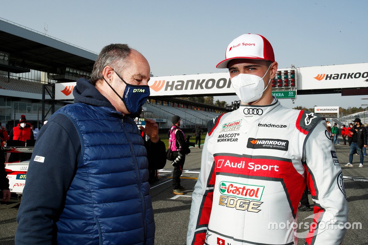 Gerhard Berger, Presidente ITR, Nico Muller, Audi Sport Team Abt Sportsline
