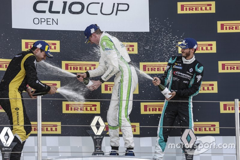 Felice Jelmini, Composit Motorsport, festeggia sul podio