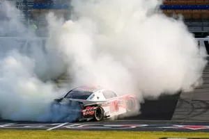 Race Winner Christopher Bell, Joe Gibbs Racing, Toyota Supra Ruud