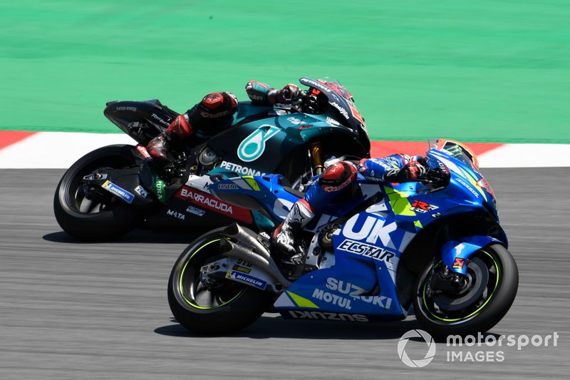 Alex Rins, Team Suzuki MotoGP, Fabio Quartararo, Petronas Yamaha SRT