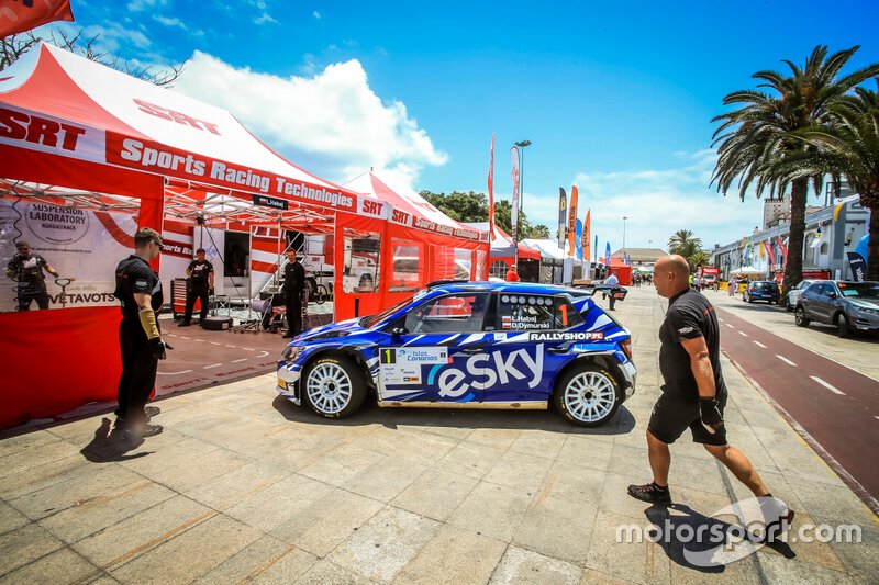 Lukasz Habaj, Daniel Dymurski, Skoda Fabia R5, Rally Islas Canarias, FIA ERC