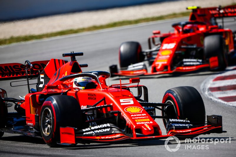 Sebastian Vettel, Ferrari SF90, Charles Leclerc, Ferrari SF90