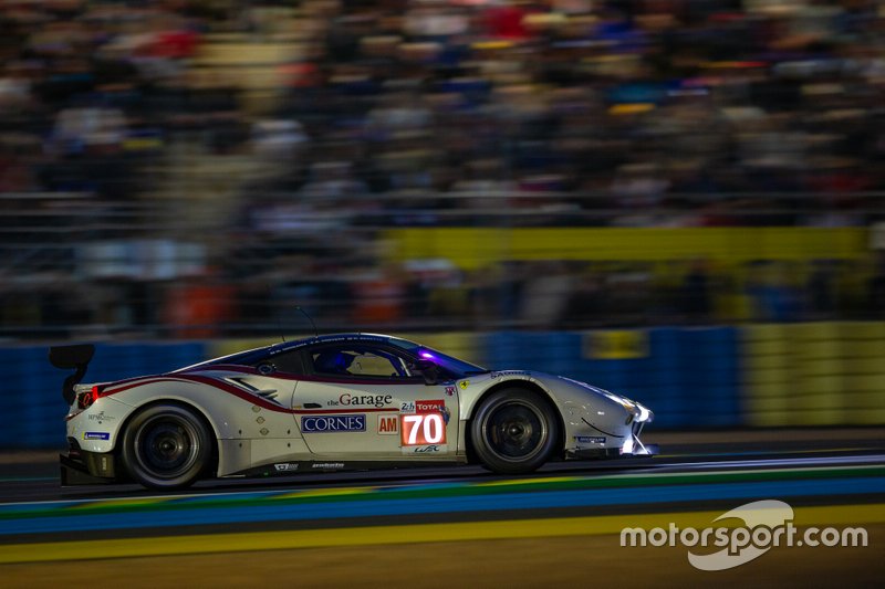 #70 MR Racing Ferrari 488 GTE: Motoaki Ishikawa, Olivier Beretta, Eddie Cheever