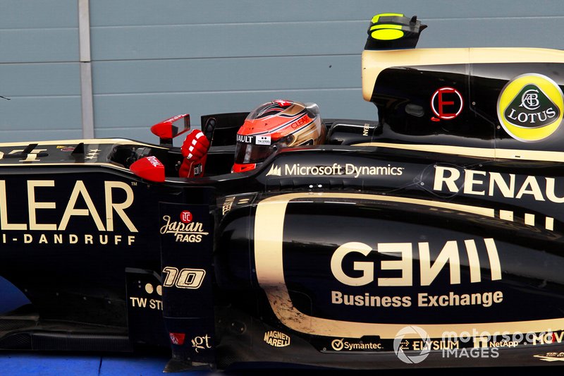 Troisième place pour Romain Grosjean, Lotus F1 Team