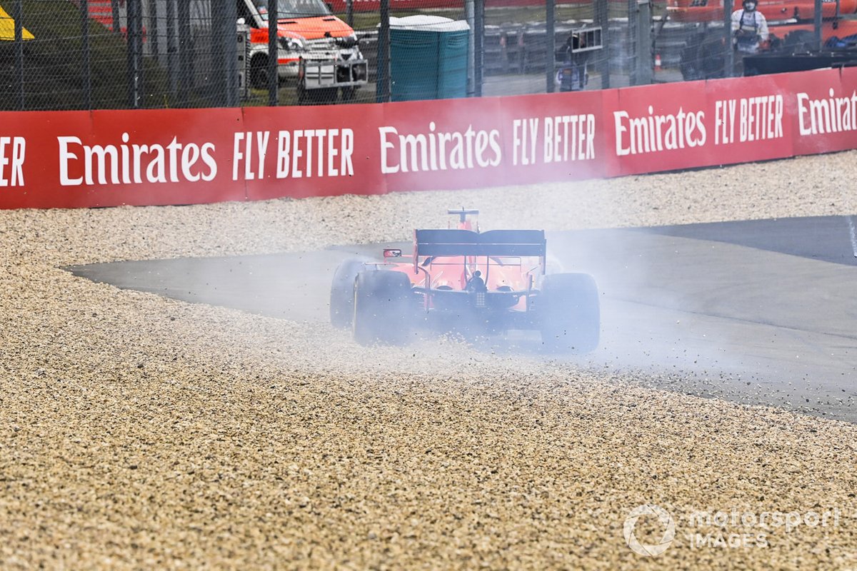 Sebastian Vettel, Ferrari SF1000, testacoda
