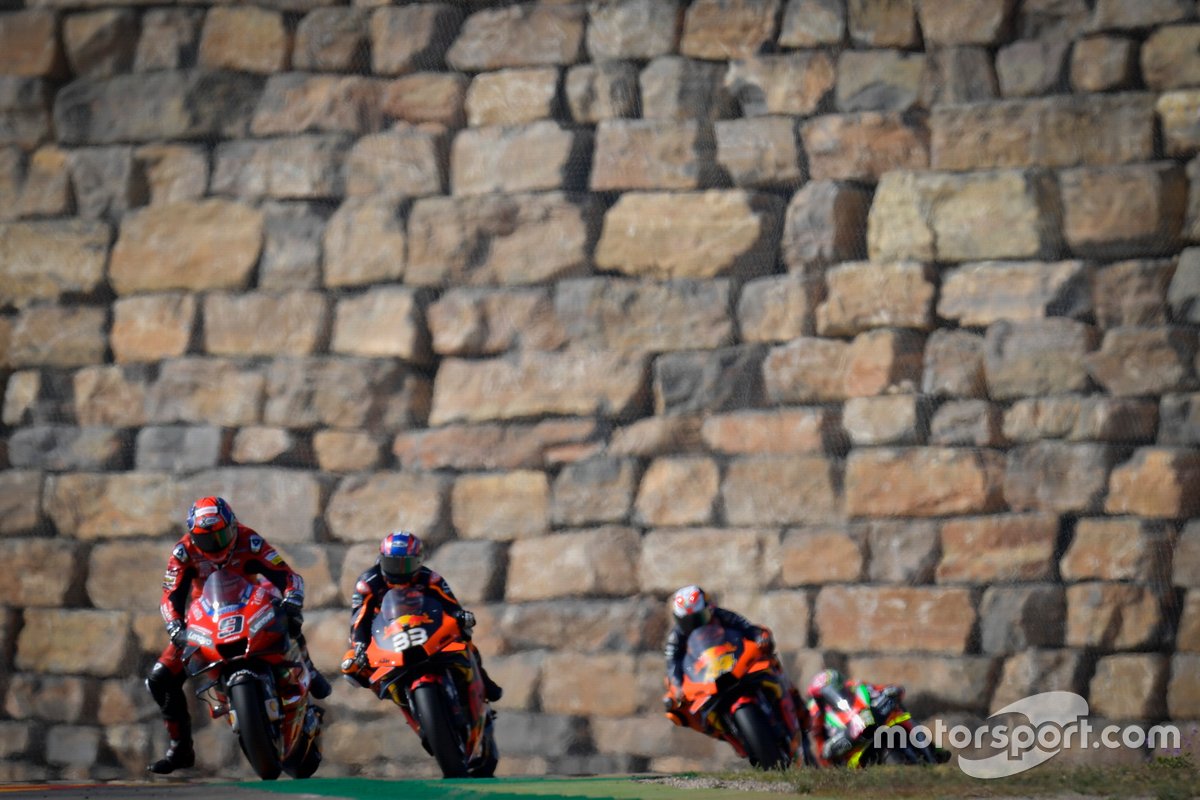 Danilo Petrucci, Ducati Team, Brad Binder, Red Bull KTM Factory Racing