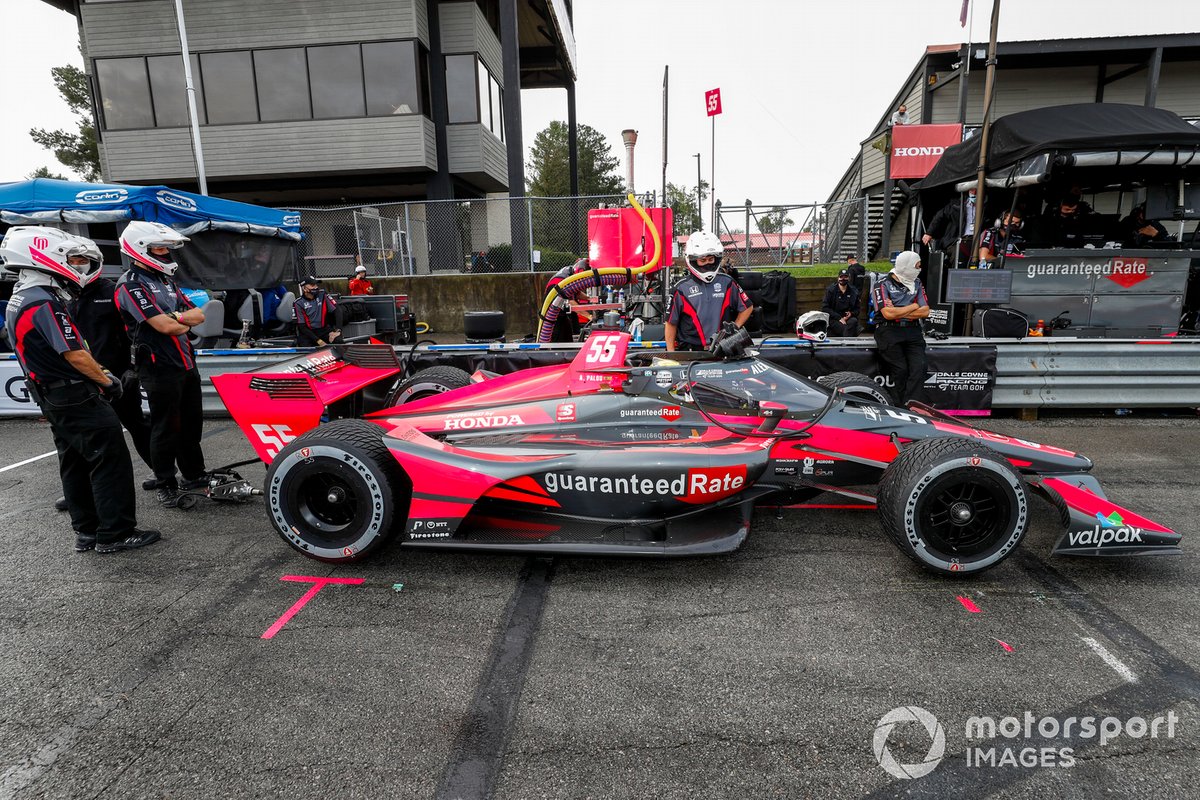 Alex Palou, Dale Coyne Racing with Team Goh Honda, crew