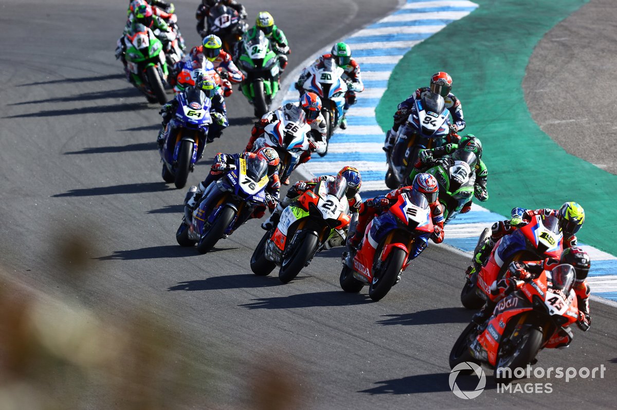 Alvaro Bautista, Team HRC, Leon Haslam, Team HRC, Michael Ruben Rinaldi, Team Goeleven