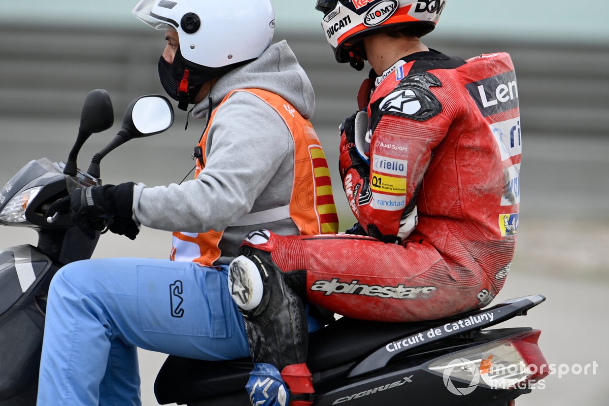 Caduta di Andrea Dovizioso, Ducati Team