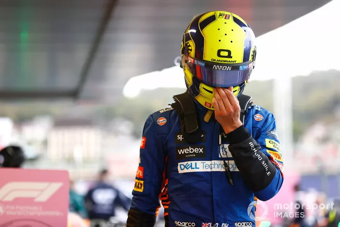 Lando Norris, de McLaren, en Parc Ferme