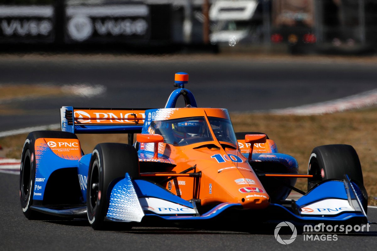 Ganador de la pole Alex Palou, Chip Ganassi Racing Honda