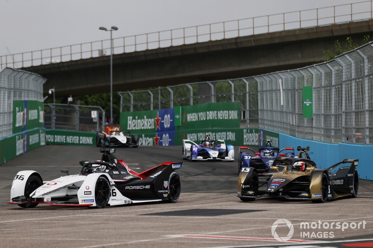 Andre Lotterer, Porsche, Porsche 99X Electric, Antonio Felix Da Costa, DS Techeetah, DS E-Tense FE21