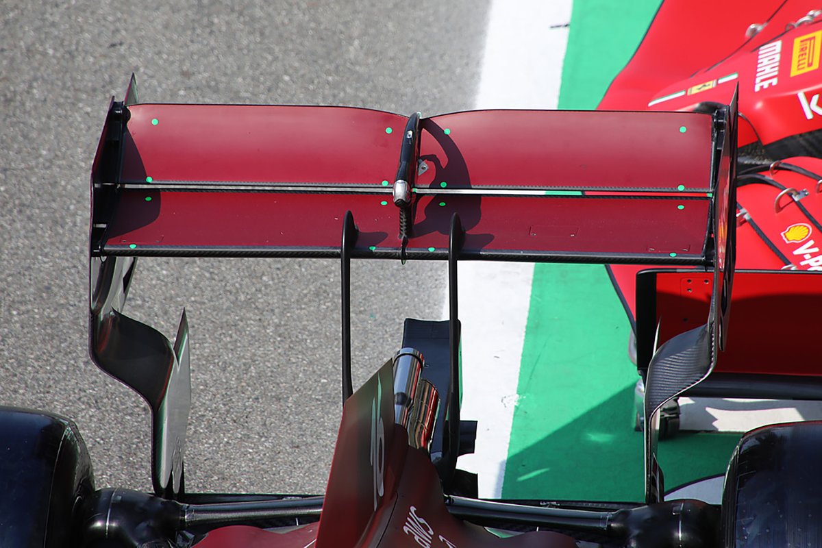 Заднее антикрыло Ferrari SF21